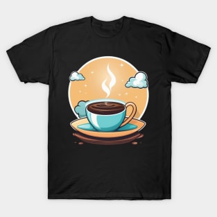 Hot coffee cup with steam T-Shirt